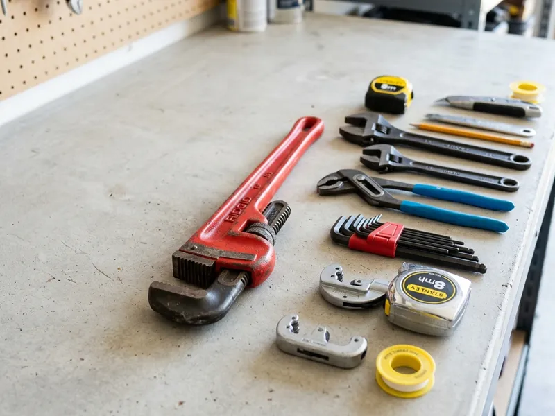 Professional plumbers in Honey Hill, OK equipped with top-tier tools for residential and commercial plumbing services.